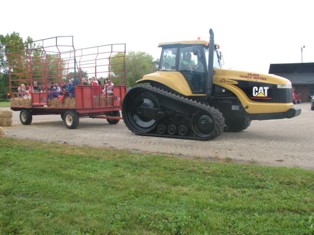 Club Cat during our Annual Hayride